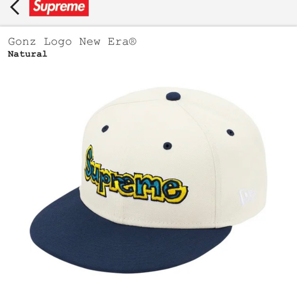 Supreme Gonz Logo Fitted Hat